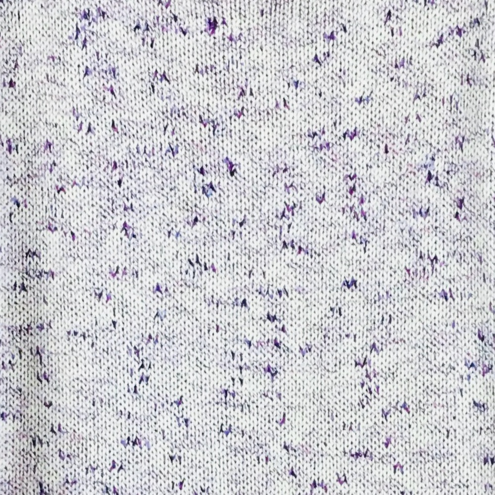Johnny Was Blueberry Speckled Knit Tassel Sweater-Poncho Cream Size OS - Picture 9 of 13